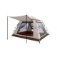 4 Tarafı Kare Tenteli Tam Otomatik Kamp Çadırı 6 Kişilik