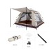 4 Tarafı Kare Tenteli Tam Otomatik Kamp Çadırı 6 Kişilik