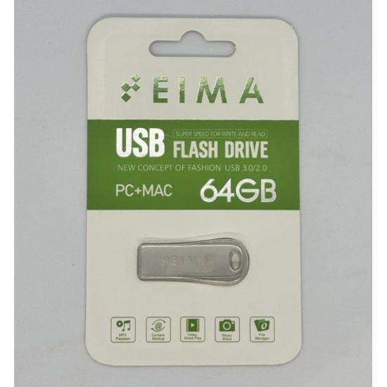 USB FLASH DRIVE 64 GB SUPER SPEED USB 3.0 2.0 PC MAC UYUMLU USB BELLEK
