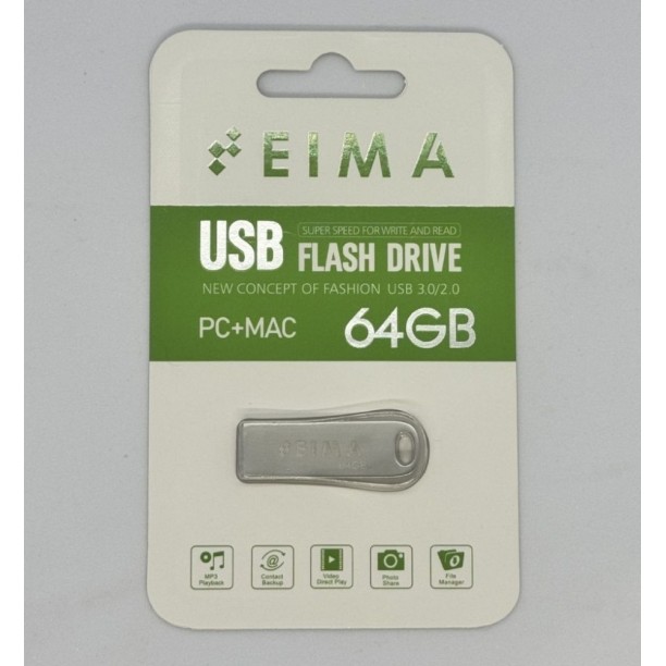 USB FLASH DRIVE 64 GB SUPER SPEED USB 3.0 2.0 PC MAC UYUMLU USB BELLEK