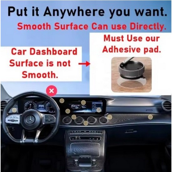 Vakumlu Manyetik Magsafe Araç Telefonu Tutucu