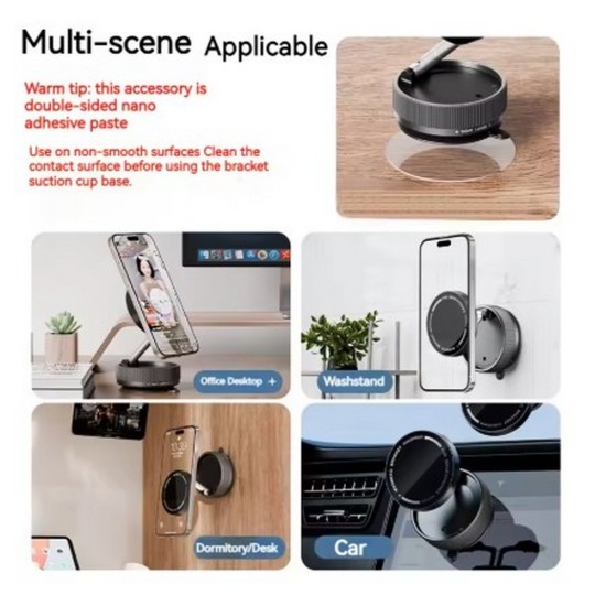 Vakumlu Manyetik Magsafe Araç Telefonu Tutucu