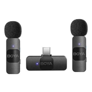 Boya BY-V20 Ultra Kompakt Android Uyumlu İkili Kablosuz Mikrofon Type-C