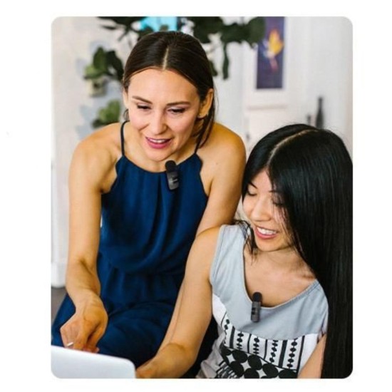 Boya BY-V20 Ultra Kompakt Android Uyumlu İkili Kablosuz Mikrofon Type-C