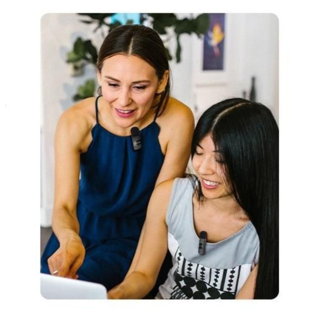 Boya BY-V20 Ultra Kompakt Android Uyumlu İkili Kablosuz Mikrofon Type-C