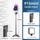 P15 Mini Selfie Çubuğu 41.5 cm Mini Grip Quadripod Aluminum Uzaktan Kumandalı