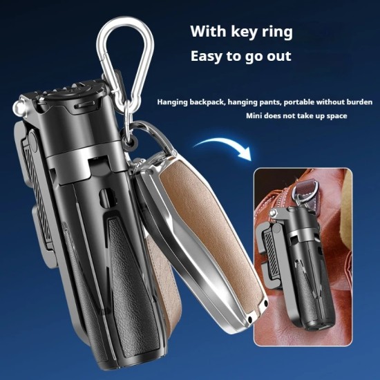 P15 Mini Selfie Çubuğu 41.5 cm Mini Grip Quadripod Aluminum Uzaktan Kumandalı