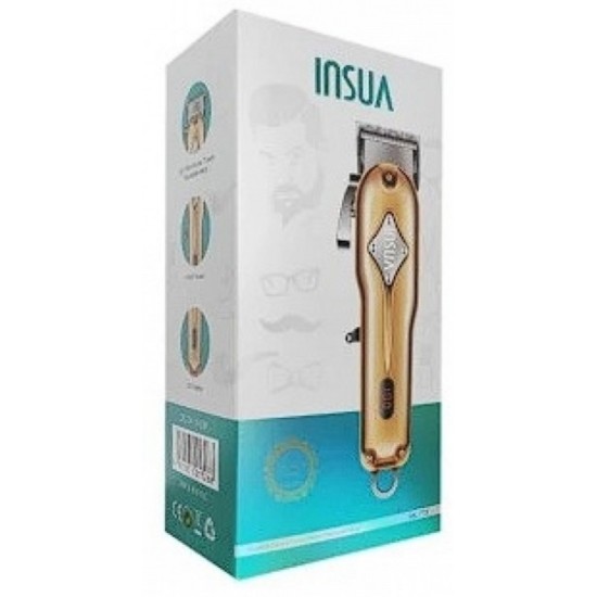 INSUA HK-770 Profesyonel Şarjlı LED Ekranlı Tıraş Makinesi Gold