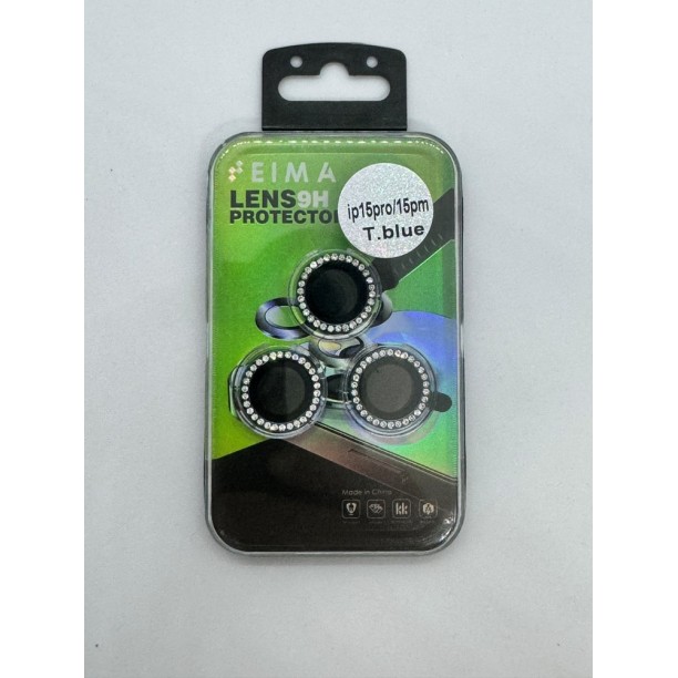 iPhone 15 Pro  15 Pro Max Taşlı 9H Kamera Koruyucu Lens