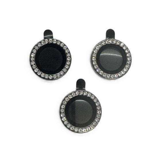 iPhone 15 Pro  15 Pro Max Taşlı 9H Kamera Koruyucu Lens