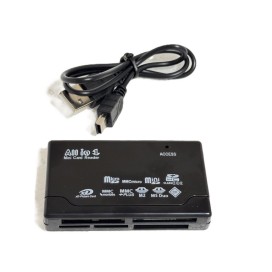 Tüm Bellek Kartı Okuyucu USB Harici SD MMC XD CF Desteği USB 2.0 Tam Hız