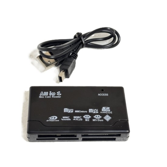 Tüm Bellek Kartı Okuyucu USB Harici SD MMC XD CF Desteği USB 2.0 Tam Hız