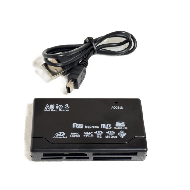 Tüm Bellek Kartı Okuyucu USB Harici SD MMC XD CF Desteği USB 2.0 Tam Hız