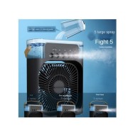 5 Çıkışlı Pervaneli Ultrasonik Hava Nemlendirici Beyaz