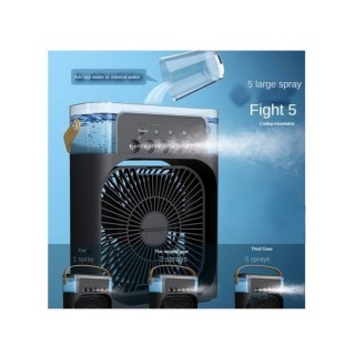 5 Çıkışlı Pervaneli Ultrasonik Hava Nemlendirici Beyaz