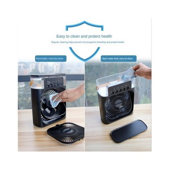 5 Çıkışlı Pervaneli Ultrasonik Hava Nemlendirici Beyaz