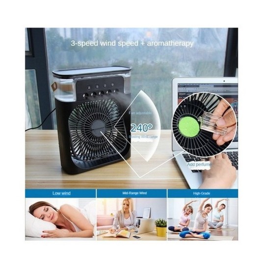 5 Çıkışlı Pervaneli Ultrasonik Hava Nemlendirici Beyaz