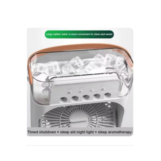 5 Çıkışlı Pervaneli Ultrasonik Hava Nemlendirici Beyaz