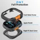 Apple Watch Ultra 49 mm Metal Kasa Kırılmaz Cam Tam Koruma Seti