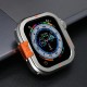 Apple Watch Ultra 49 mm Metal Kasa Kırılmaz Cam Tam Koruma Seti