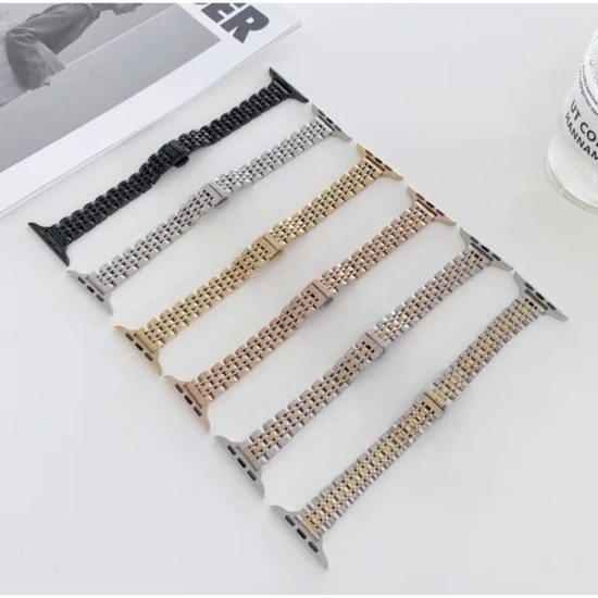 38-40-41-42-44-45-49 mm İnce Rolex Tipi Premium Çelik Kordonlar