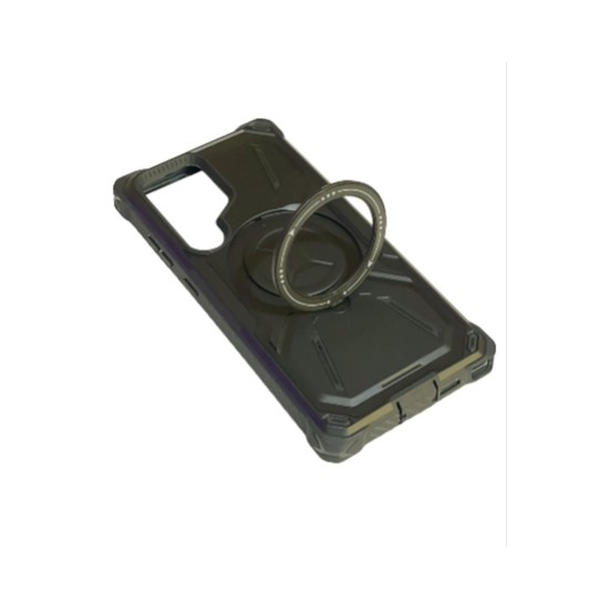 Samsung Galaxy S23 Ultra Magsafe ve Standlı Tank Kılıf Siyah