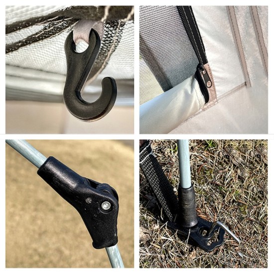 Angel Eye 6 Taraflı Altıgen Tam Otomatik Kamp Çadırı 8-10 Kişilik