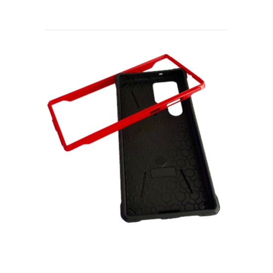 Samsung Galaxy S23 Ultra Magsafe ve Standlı Tank Kılıf Kırmızı