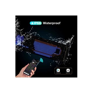 Araç LED Kayan Yazı Emoji Matrix Panel 