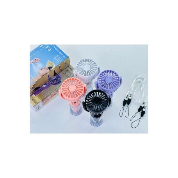 F4 2 in 1 USB Mini Fan ve Nemlendirici  Boyun Askılı