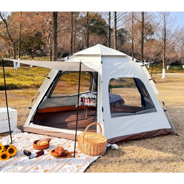 Angel Eye 6 Taraflı Altıgen Tam Otomatik Kamp Çadırı 8-10 Kişilik