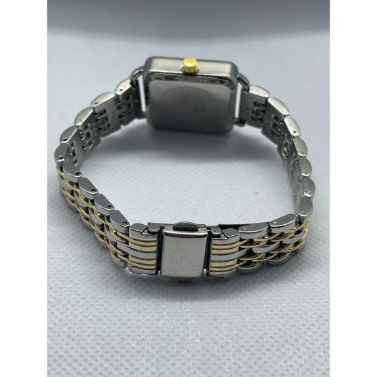 Spolo Gümüş Gold Kare Lux Kadın Kol Saati