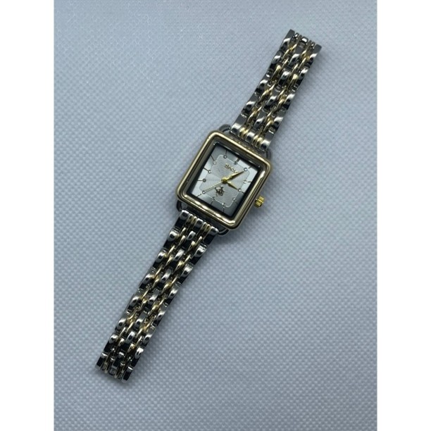 Spolo Gümüş Gold Kare Lux Kadın Kol Saati