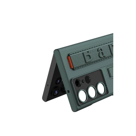 Samsung Galaxy S23 Ultra Standlı ve Tutma Bantlı Kılıf Zore Band Kapak