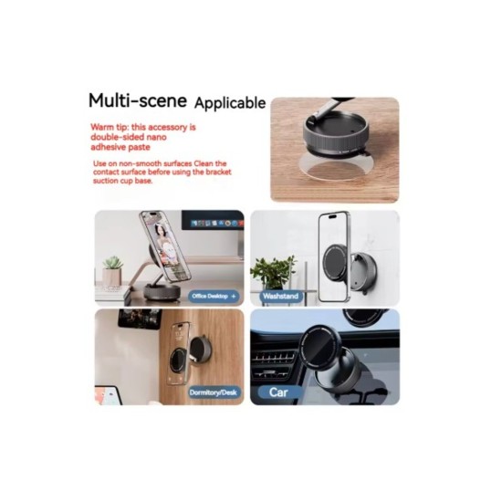 Vakumlu Manyetik Magsafe Araç Telefonu Tutucu