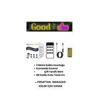 Araç LED Kayan Yazı Emoji Matrix Panel 