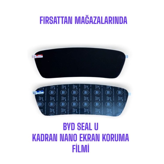 BYD SEAL U Tablet ve Kadran İçin 9H Nano Ekran Koruma Filmi