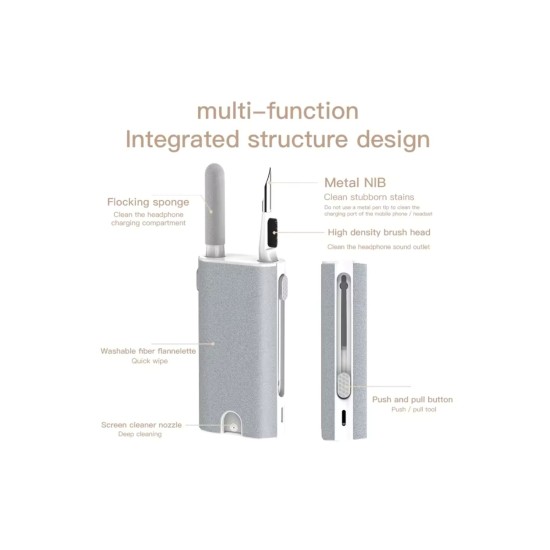 Q6 Çok Fonksiyonlu Airpods Temizleme Kalemi