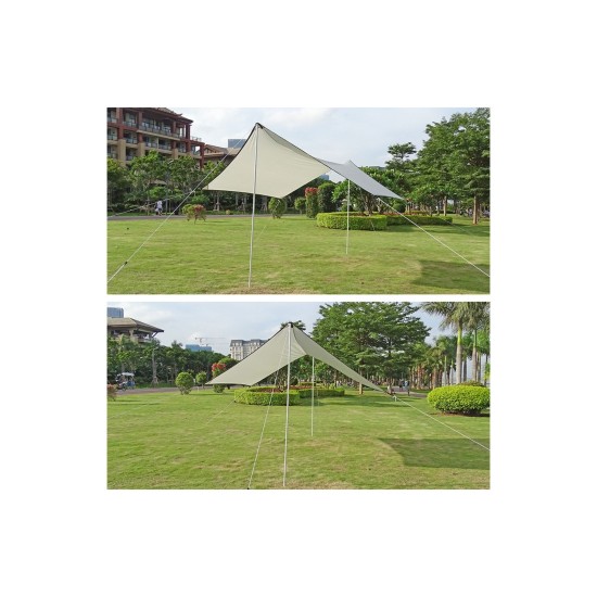 Etrafı Açık Güneşlik Gölgelik Tente Plaj Barınağı