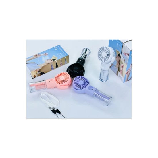 F4 2 in 1 USB Mini Fan ve Nemlendirici  Boyun Askılı