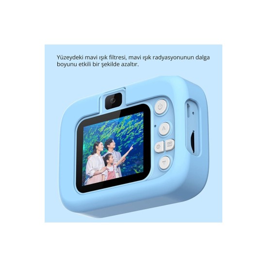 Angeleye KS-102 Çocuklar İçin Dijital Kamera Mavi
