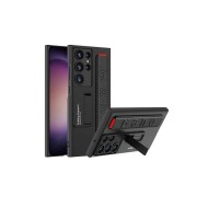 Samsung Galaxy S23 Ultra Standlı ve Tutma Bantlı Kılıf Zore Band Kapak