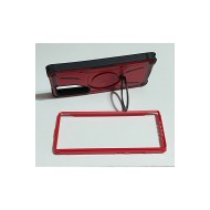 Samsung Galaxy S24 Ultra Magsafe ve Standlı Tank Kılıf Siyah Yeşil Kırmızı