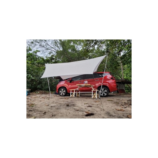 Etrafı Açık Güneşlik Gölgelik Tente Plaj Barınağı