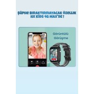 HARVOX HX 4G MAX Görüntülü Görüşmeli Akıllı Çocuk Takip Saati Siyah