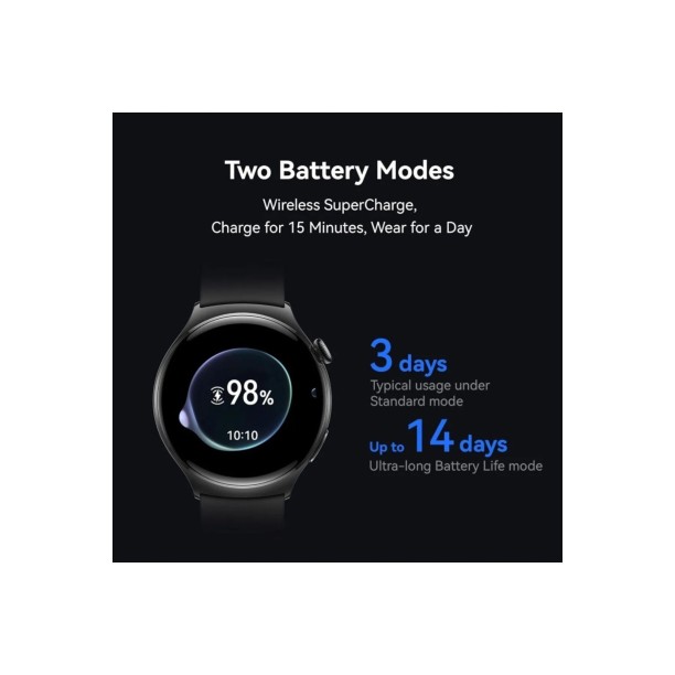 HK 8 Hero Siyah Curved AMOLED Akıllı Saat