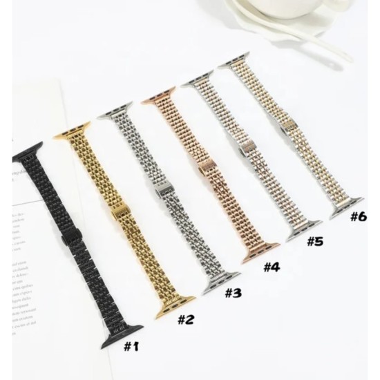 38-40-41-42-44-45-49 mm İnce Rolex Tipi Premium Çelik Kordonlar