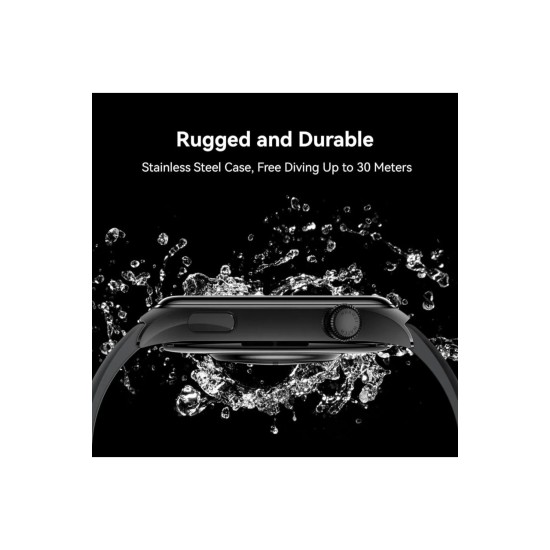 HK 8 Hero Gümüş Curved AMOLED Akıllı Saat