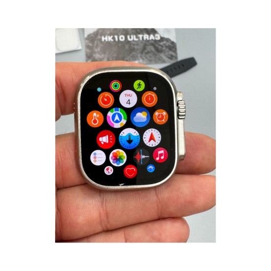 Hk10 Ultra 3 Yeni Versiyon Chat Gpt 2.0 Akıllı Saat Amoled Ekran 410*494 (3D)