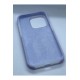 Apple iPhone 15 Pro Premium Silikon Kılıf Lila